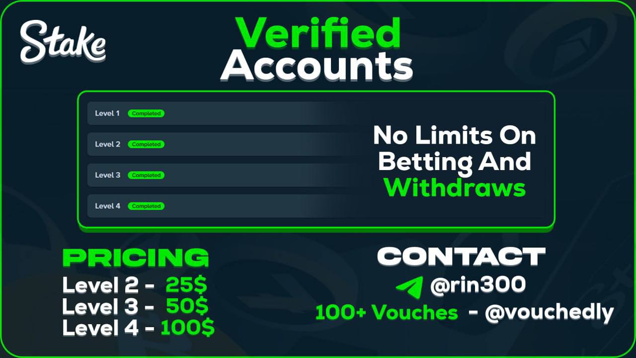 Verified Stake Accounts Promo Banner